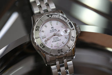 Tudor Tiger Woods limited edition Hydronault Pink Mother of Pearl Dial 99090