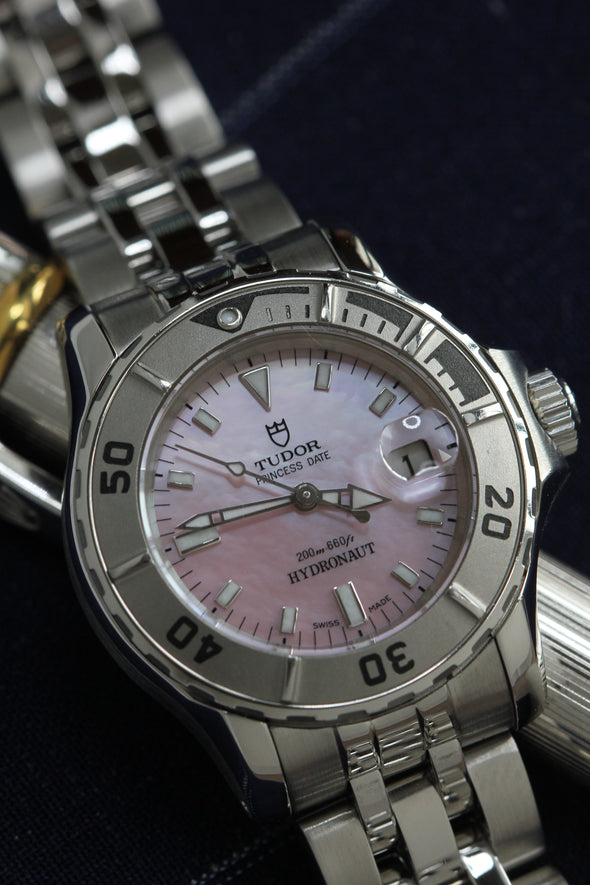 Tudor Hydronaut Pink Mother of Pearl Dial Watch