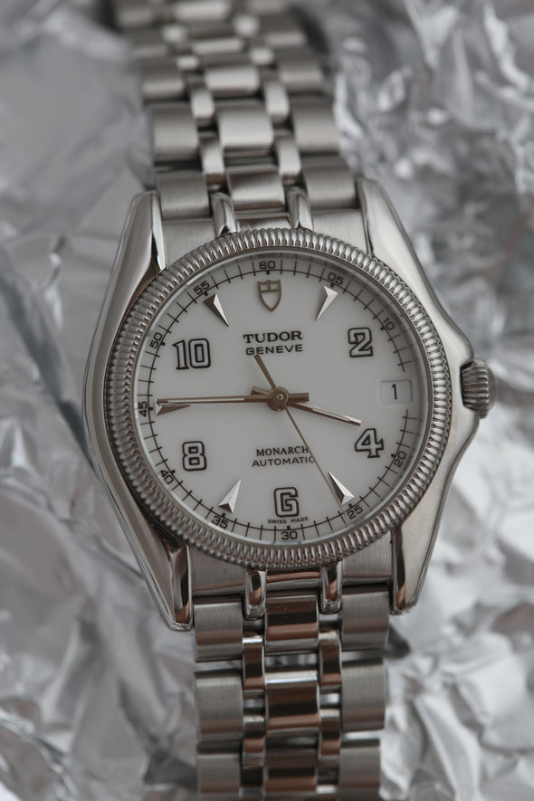 Tudor Monarch White Dial Watch