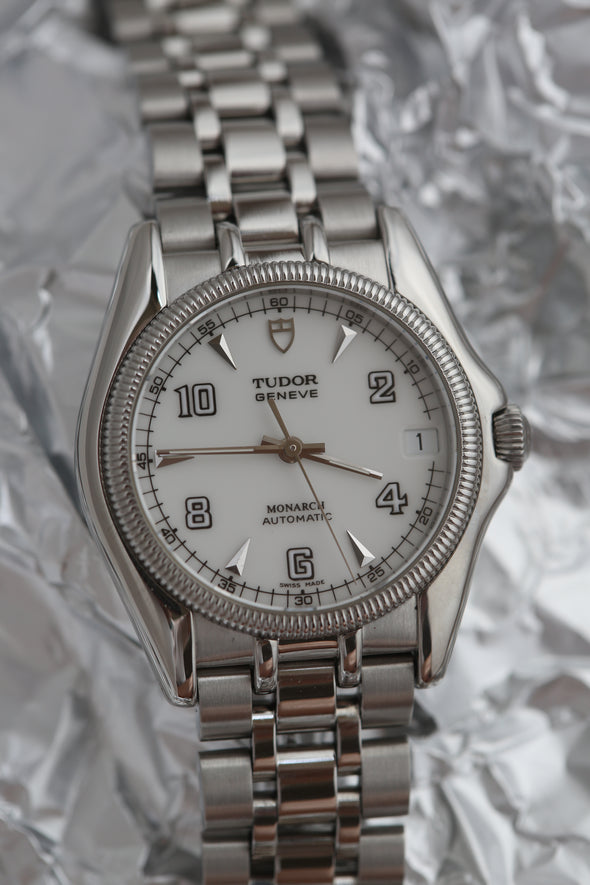 Tudor Monarch White Dial Watch