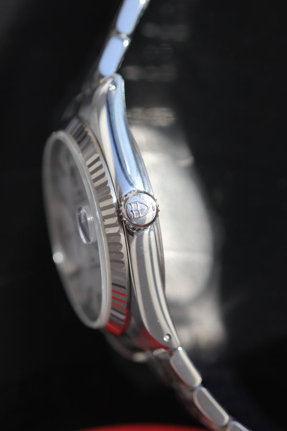 Tudor Prince Date-Day 76214 White Dial Watch