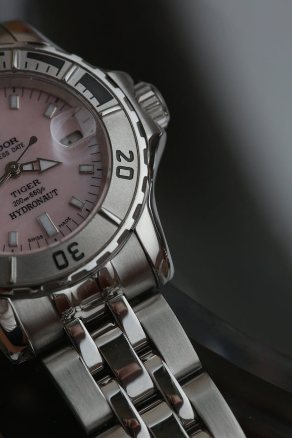 Tudor Hydronaut Mother of Pearl Dial Watch Tiger Woods Limited Edition