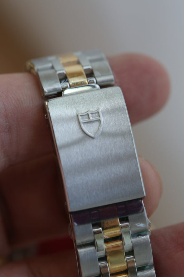 Tudor Prince Date-Day 76213 White Linen Dial New Old Stock