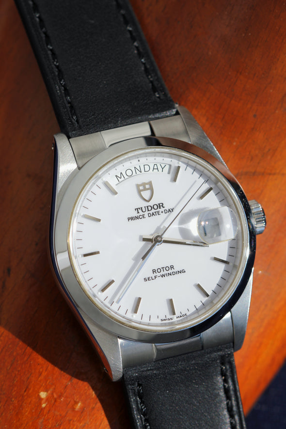 Tudor Prince Date-Day 76200 White Dial Watch