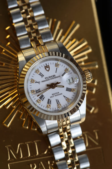 Tudor Princess White Roman Dial Watch Full-Set