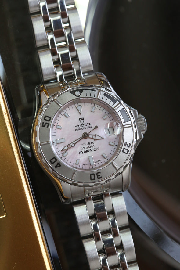 Tudor Hydronaut Mother of Pearl Dial Watch Tiger Woods Limited Edition