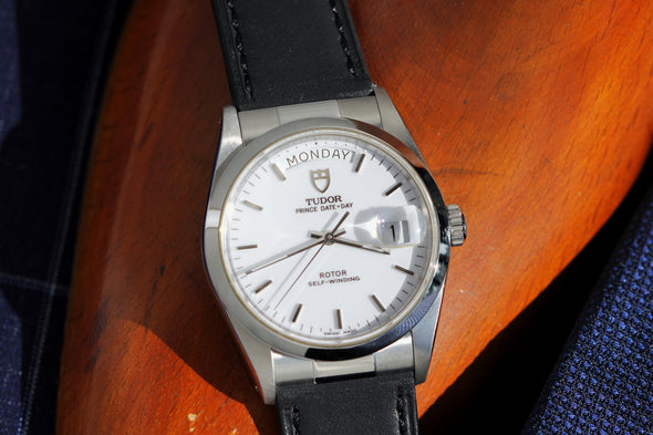 Tudor Prince Date-Day 76200 White Dial Watch