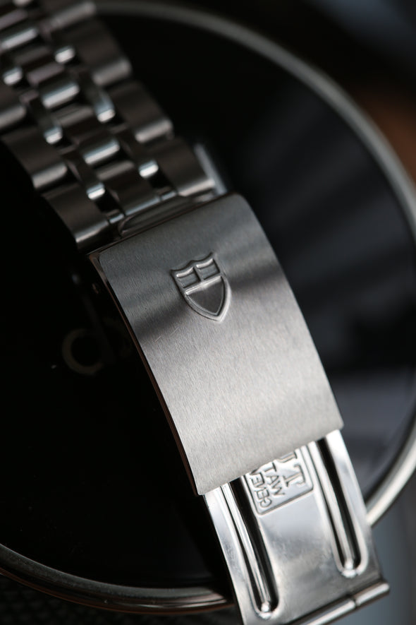 Tudor Prince Date-Day Black Dial Watch