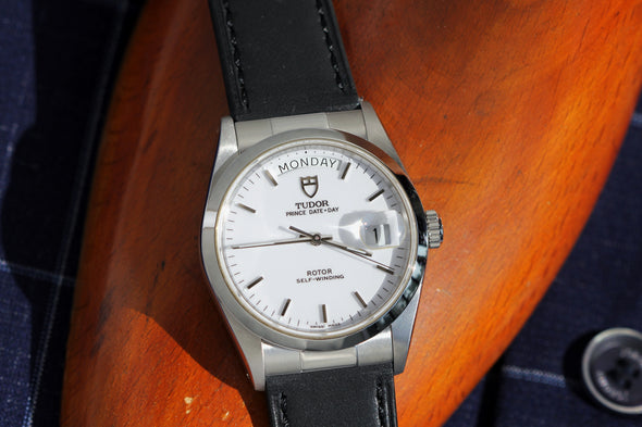 Tudor Prince Date-Day 76200 White Dial Watch