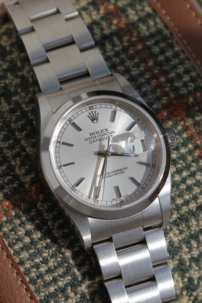 Rolex Datejust Silver Dial Watch Full-Set