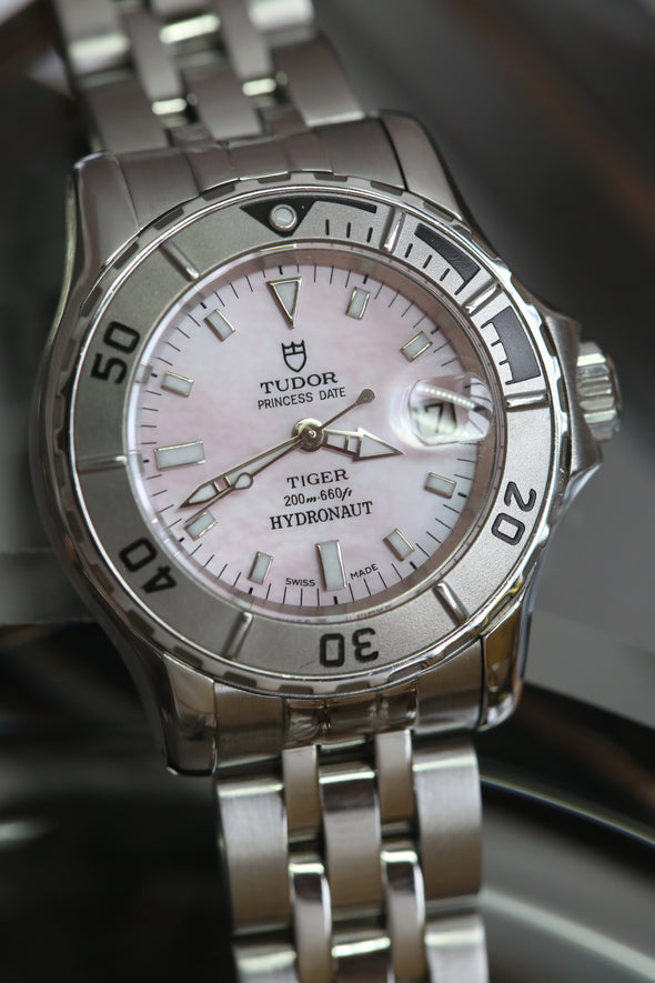 Tudor Hydronaut Mother of Pearl Dial Watch Tiger Woods Limited Edition