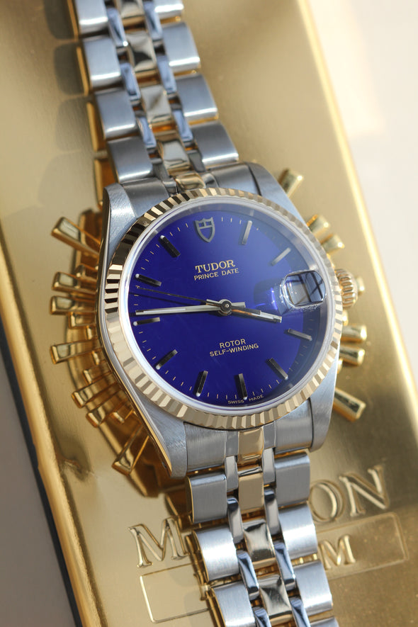 Tudor Prince Date Blue Dial Watch