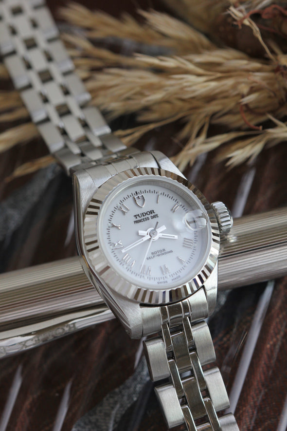 Tudor Princess Date White Roman Dial Watch Ref: 92514