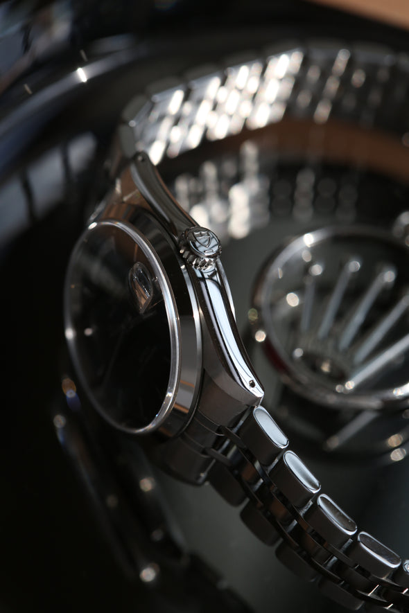 Tudor Prince Date-Day Black Dial Watch