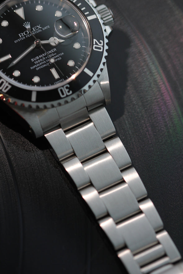 Rolex Submariner Date Black Dial Watch Ref: 16610