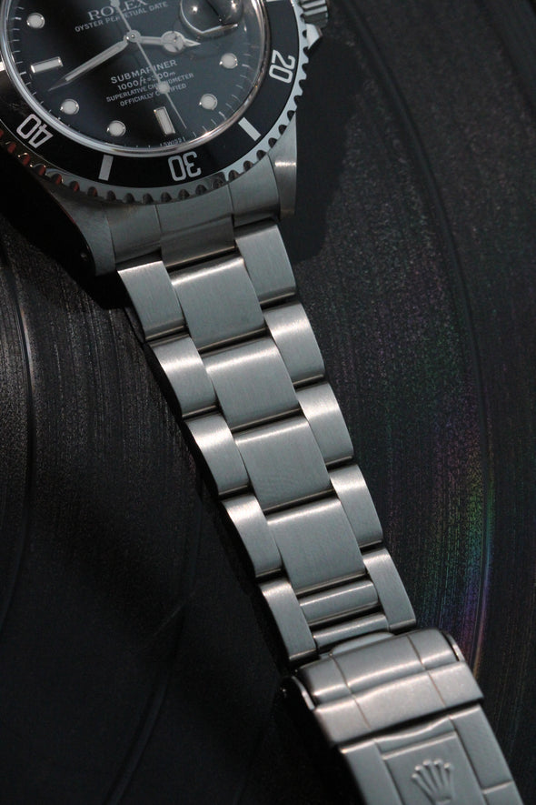 Rolex Submariner Date Black Dial Watch Ref: 16610