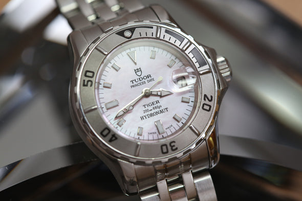 Tudor Hydronaut Mother of Pearl Dial Watch Tiger Woods Limited Edition