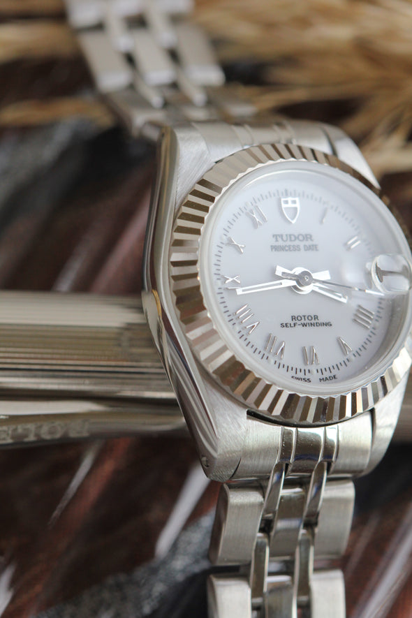 Tudor Princess Date White Roman Dial Watch Ref: 92514