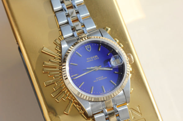 Tudor Prince Date Blue Dial Watch