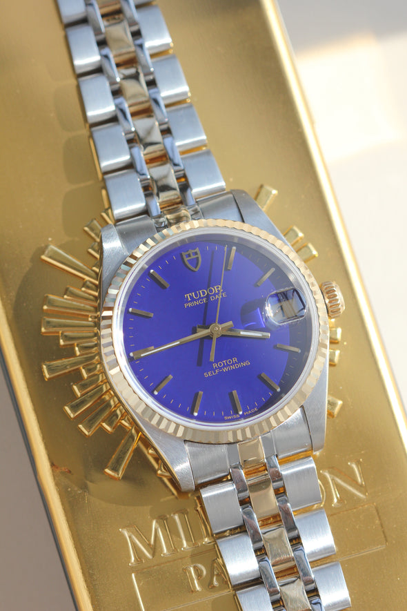 Tudor Prince Date Blue Dial Watch