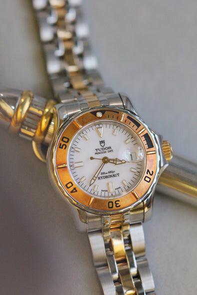 Tudor Hydronaut White Dial Watch Full-Set