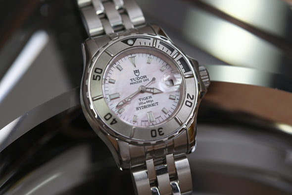 Tudor Hydronaut Mother of Pearl Dial Watch Tiger Woods Limited Edition