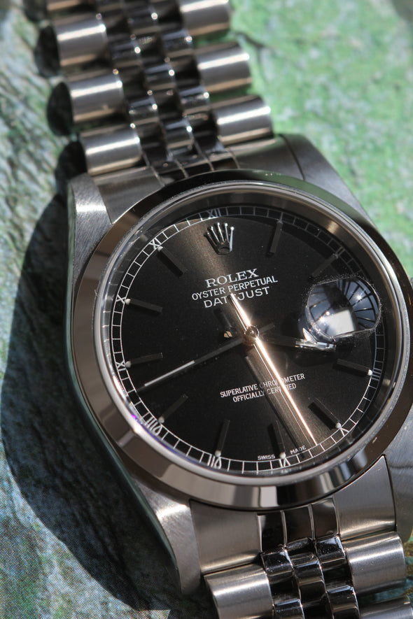 Rolex Datejust Black Dial NOS