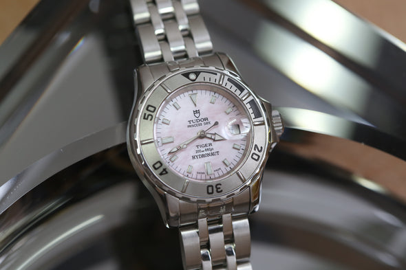 Tudor Hydronaut Mother of Pearl Dial Watch Tiger Woods Limited Edition