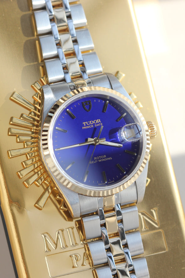 Tudor Prince Date Blue Dial Watch