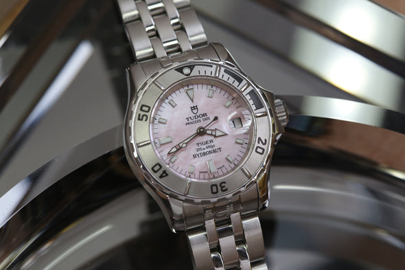 Tudor Hydronaut Mother of Pearl Dial Watch Tiger Woods Limited Edition