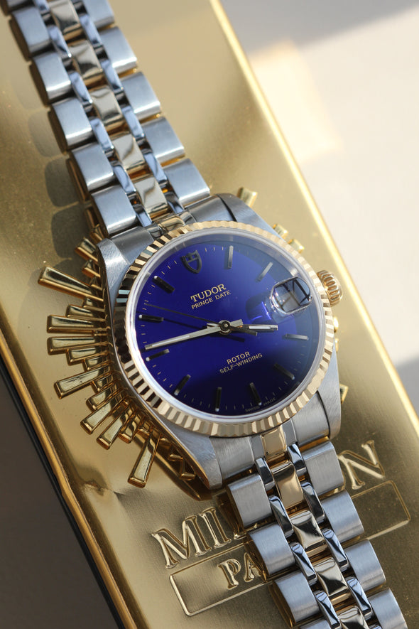 Tudor Prince Date Blue Dial Watch