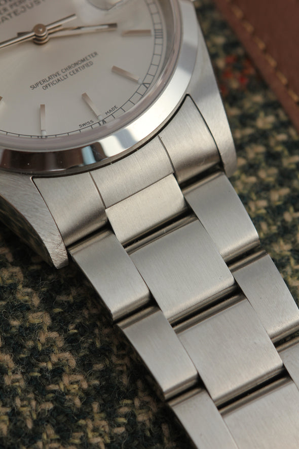 Rolex Datejust Silver Dial Watch Full-Set