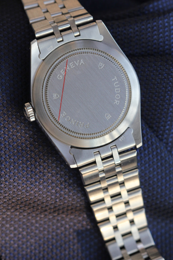 Tudor Prince Date-Day 76200 Silver Sunburst dial Watch