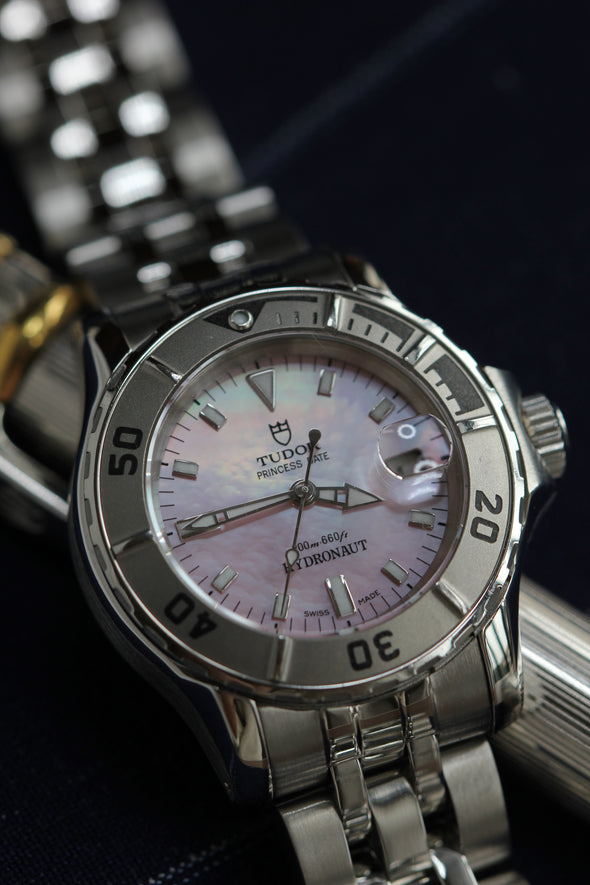 Tudor Hydronaut Pink Mother of Pearl Dial Watch