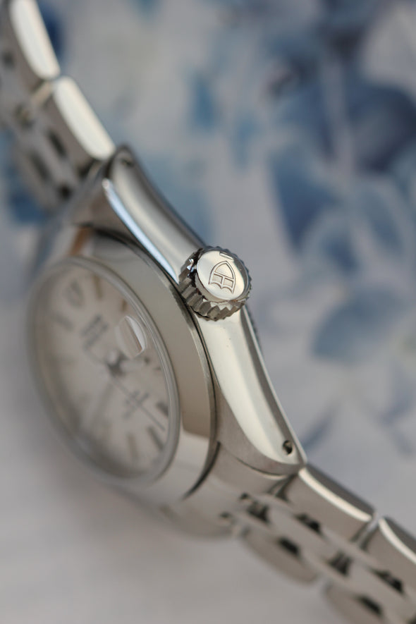 Tudor Princess Silver Linen Dial Ref: 92500 Lady watch Full-Set NOS