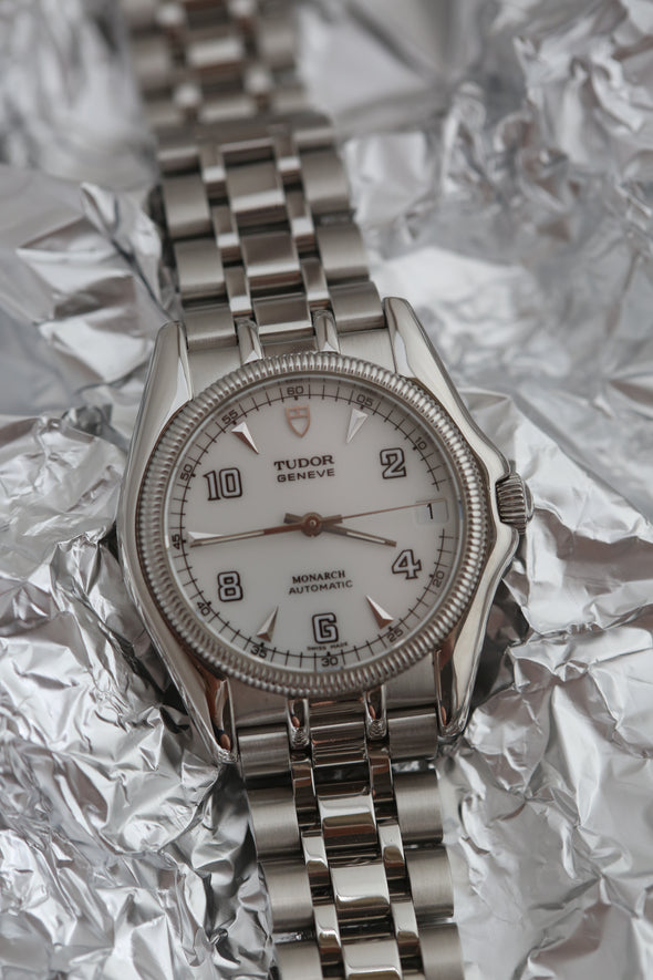 Tudor Monarch White Dial Watch