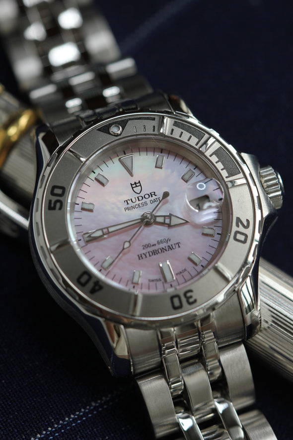 Tudor Hydronaut Pink Mother of Pearl Dial Watch