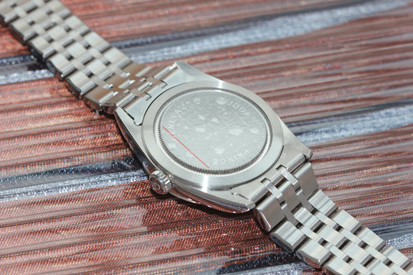 Tudor Prince Date-Day 76214 Linen dial watch