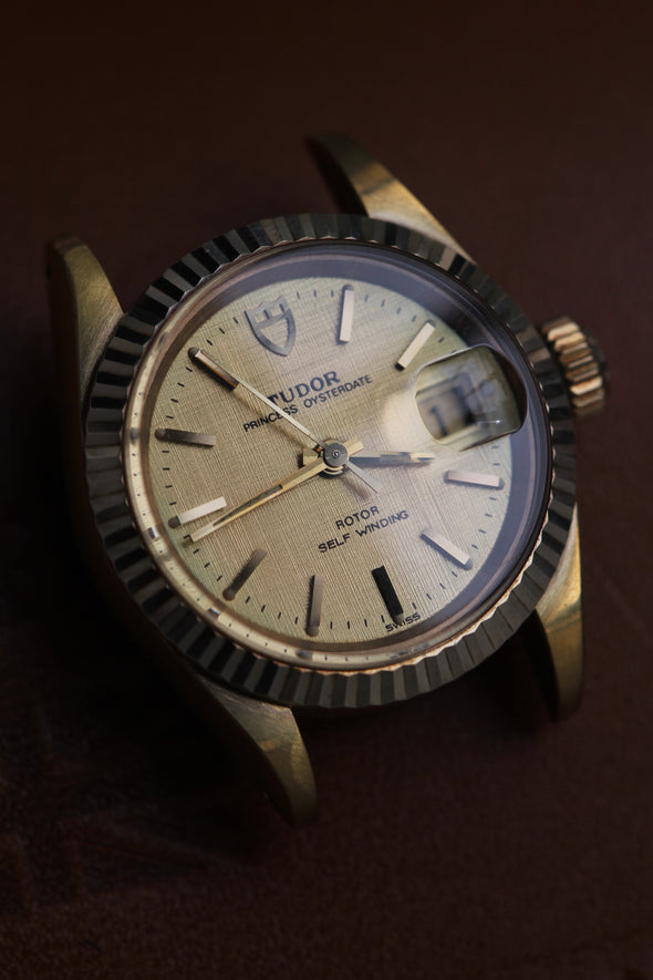 Tudor Princess  OysterDate Gold Linen Dial Full-Set