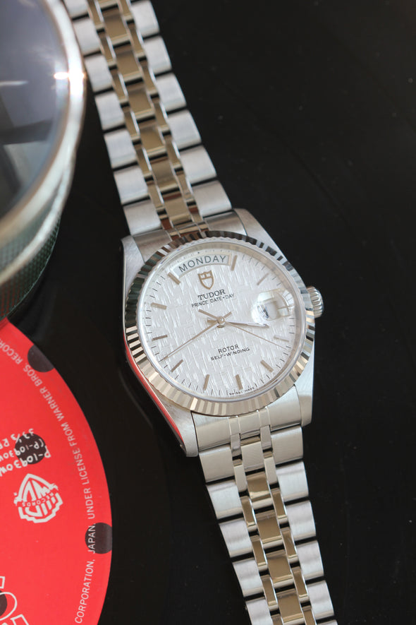 Tudor Prince Date-Day Linen Dial Watch Full-set