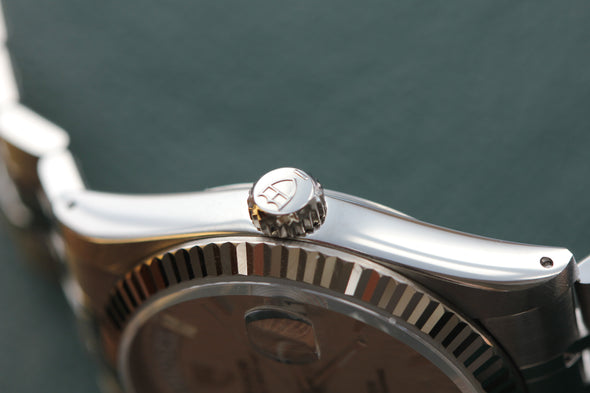 Tudor Prince Date-Day Linen Dial Watch Full-set