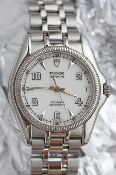 Tudor Monarch White Dial Watch