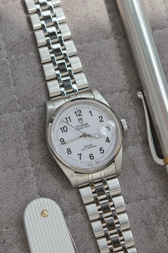 Tudor Prince Date White Dial Ranger Watch 72000