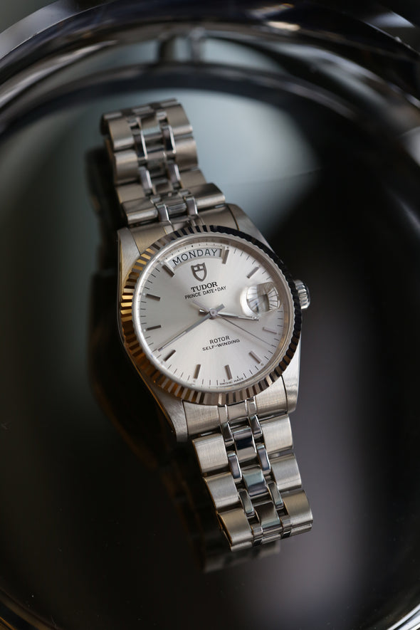 Tudor Prince Date-Day 76214 sunburst dial watch