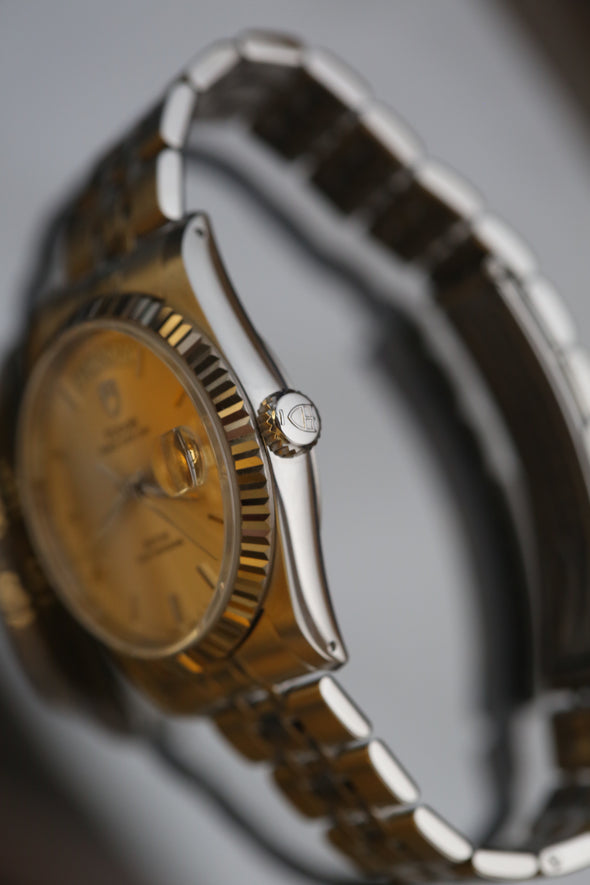 Tudor Prince Date-Day 76214 sunburst dial watch