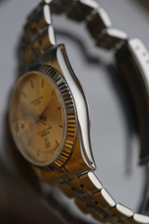 Tudor Prince Date-Day 76214 sunburst dial watch