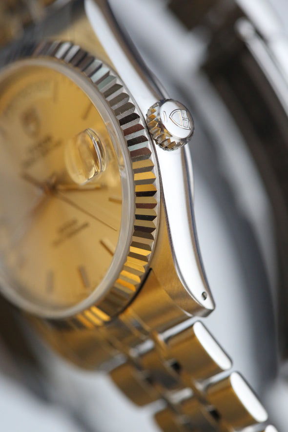 Tudor Prince Date-Day 76214 sunburst dial watch