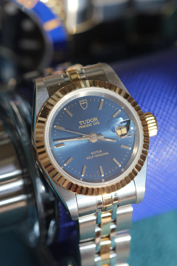 Tudor Princess Blue Dial Watch