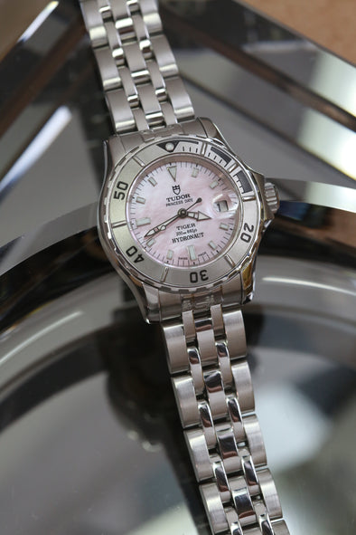 Tudor Hydronaut Mother of Pearl Dial Watch Tiger Woods Limited Edition