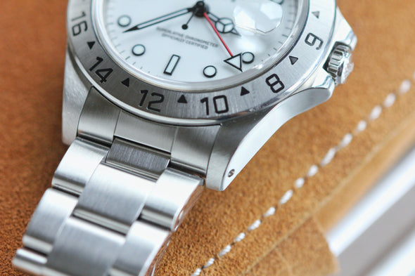 Rolex Explorer II 16570 White (Swiss) Dial Watch